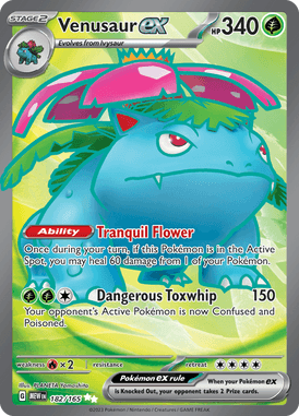 151 - 182/165 - Venusaur ex - Pokemon kaarten Kopen - LuiopZondag TCG Store Assen