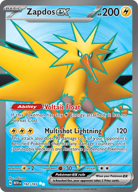 151 - 192/165 - Zapdos ex - Pokemon kaarten Kopen - LuiopZondag TCG Store Assen