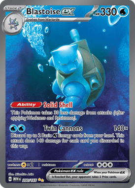 151 - 200/165 - Blastoise ex - Pokemon kaarten Kopen - LuiopZondag TCG Store Assen