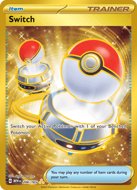 151 - 206/165 - Switch (Gold) - Pokemon kaarten Kopen - LuiopZondag TCG Store Assen