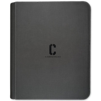 9-Pocket Toploader Binder Grijs - Luiopzondag.nl