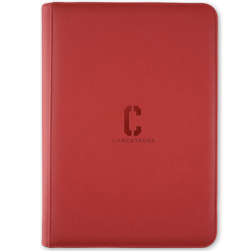 9-Pocket binder 360 Rood - Luiopzondag.nl