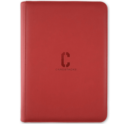 9-Pocket binder 360 Rood - Luiopzondag.nl