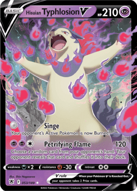 Astral Radiance - 053/189 - Hisuian Typhlosion V - LuiopZondag.nl