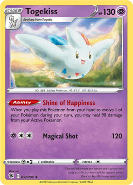 Astral Radiance - 057/189 - Togekiss - LuiopZondag.nl