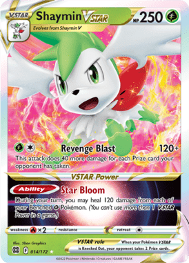 Brilliant Stars - 014/172 - Shaymin VSTAR - LuiopZondag.nl
