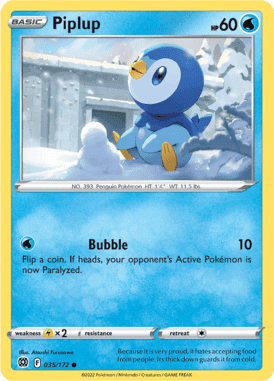 Brilliant Stars - 035/172 - Brilliant Stars - 035/172 - Piplup