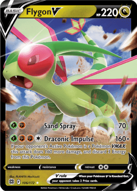 Brilliant Stars - 106/172 - Flygon V - LuiopZondag.nl