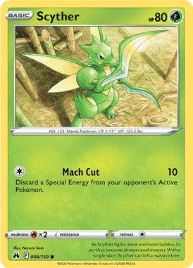 Crown Zenith - 006/159 - Scyther - Pokemon kaarten Kopen - LuiopZondag TCG Store Assen