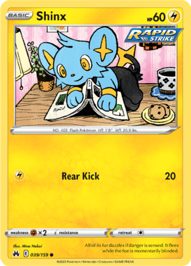 Crown Zenith - 039/159 - Shinx - Pokemon kaarten Kopen - LuiopZondag TCG Store Assen