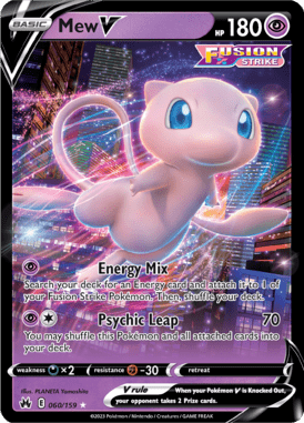 Crown Zenith - 060/159 - Mew V - Pokemon kaarten Kopen - LuiopZondag TCG Store Assen