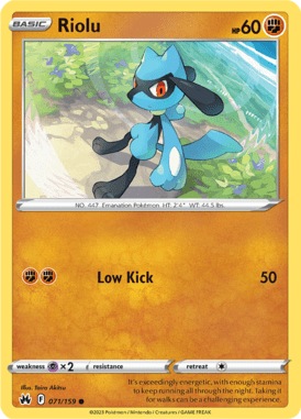 Crown Zenith - 071/159 - Riolu