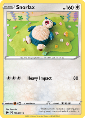 Crown Zenith - 109/159 - Snorlax - Pokemon kaarten Kopen - LuiopZondag TCG Store Assen