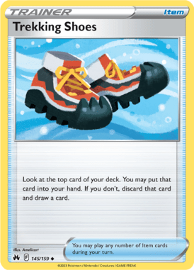 Crown Zenith - 145/159 - Trekking Shoes - Pokemon kaarten Kopen - LuiopZondag TCG Store Assen
