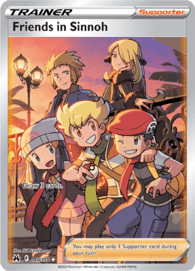 Crown Zenith - 149/159 - Friends in Sinnoh - Pokemon kaarten Kopen - LuiopZondag TCG Store Assen
