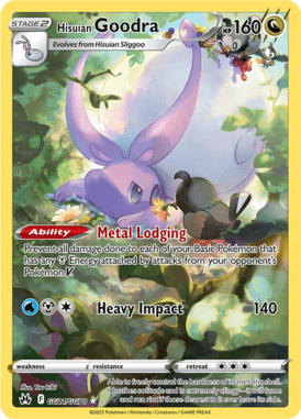 Crown Zenith - GG21 - Hisuian Goodra - Pokemon kaarten Kopen - LuiopZondag TCG Store Assen