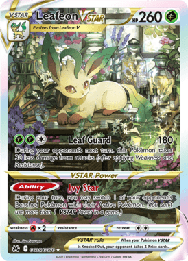 Crown Zenith - GG35 - Leafeon VSTAR - Pokemon kaarten Kopen - LuiopZondag TCG Store Assen