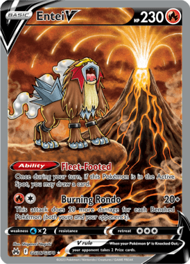 Crown Zenith - GG36 - Entei V - Pokemon kaarten Kopen - LuiopZondag TCG Store Assen