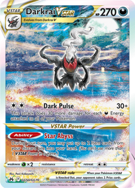 Crown Zenith - GG50 - Darkrai VSTAR - Pokemon kaarten Kopen - LuiopZondag TCG Store Assen