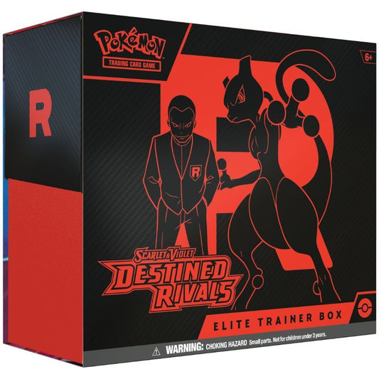 Destined Rivals Elite Trainer Box – de volledige inhoud (boosterpacks, sleeves, dobbelstenen, etc.)