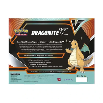 Dragonite V Box Achterzijde.