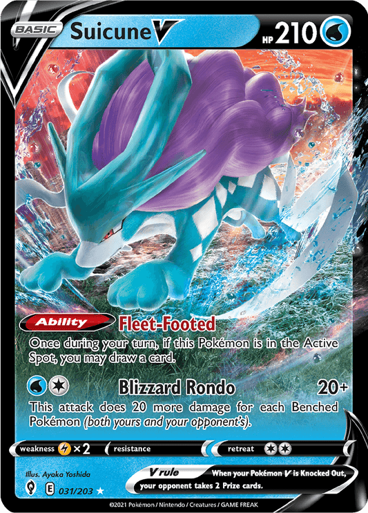 Suicune V Evolving skies