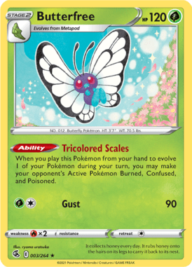 Fusion Strike - 003/264 - Butterfree - LuiopZondag.nl