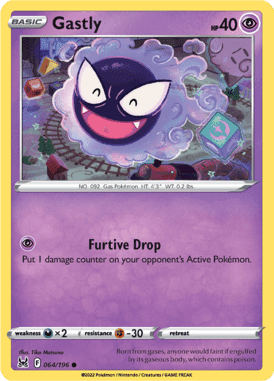 Lost Origin - 064/196 - Gastly - LuiopZondag.nl