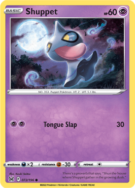 Lost Origin - 072/196 - Shuppet