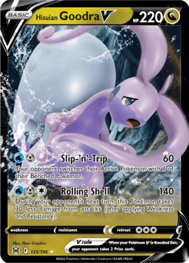 Lost Origin - 135/196 - Hisuian Goodra V - LuiopZondag.nl
