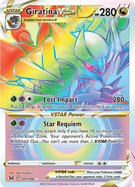 Lost Origin - 201/196 - Giratina VSTAR - LuiopZondag.nl