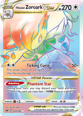 Lost Origin - 203/196 - Hisuian Zoroark VSTAR - LuiopZondag.nl