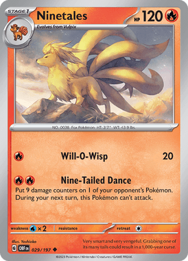 Obsidian Flames - 029/197 - Ninetales - Pokemon kaarten Kopen - LuiopZondag TCG Store Assen