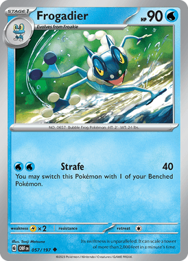 Obsidian Flames - 057/197 - Frogadier - Pokemon kaarten Kopen - LuiopZondag TCG Store Assen