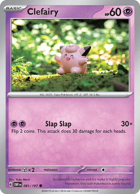 Obsidian Flames - 081/197 - Clefairy - Pokemon kaarten Kopen - LuiopZondag TCG Store Assen