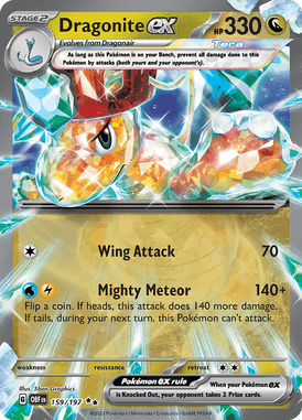 Obsidian Flames - 159/197 - Dragonite ex - Pokemon kaarten Kopen - LuiopZondag TCG Store Assen
