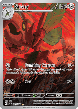 Obsidian Flames - 205/197 - Scizor - Pokemon kaarten Kopen - LuiopZondag TCG Store Assen