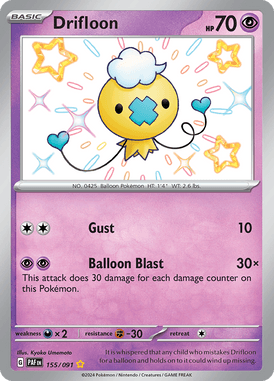 Paldean Fates - 155/091 - Drifloon