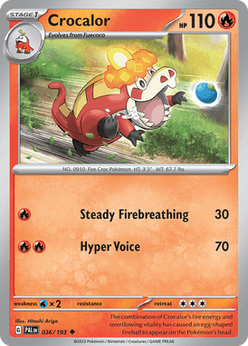 Paldea Evolved - 036/193 - Crocalor - Pokemon kaarten Kopen - LuiopZondag TCG Store Assen