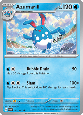 Paldea Evolved - 045/193 - Azumarill - Pokemon kaarten Kopen - LuiopZondag TCG Store Assen