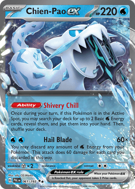 Paldea Evolved - 061/193 - Chien-Pao ex - Pokemon kaarten Kopen - LuiopZondag TCG Store Assen