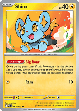 Paldea Evolved - 068/193 - Shinx - Pokemon kaarten Kopen - LuiopZondag TCG Store Assen