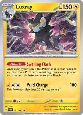 Paldea Evolved - 071/193 - Luxray - Pokemon kaarten Kopen - LuiopZondag TCG Store Assen