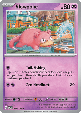 Paldea Evolved - 085/193 - Slowpoke - Pokemon kaarten Kopen - LuiopZondag TCG Store Assen