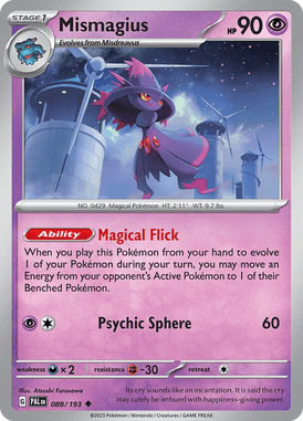 Paldea Evolved - 088/193 - Mismagius - Pokemon kaarten Kopen - LuiopZondag TCG Store Assen