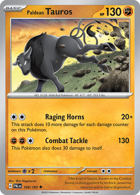 Paldea Evolved - 108/193 - Paldean  - Pokemon kaarten Kopen - LuiopZondag TCG Store AssenTauros