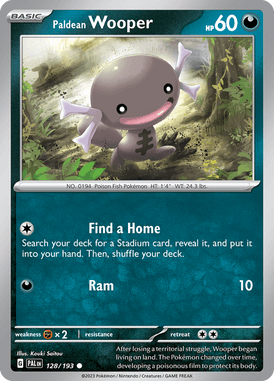 Paldea Evolved - 128/193 - Paldean Wooper - Pokemon kaarten Kopen - LuiopZondag TCG Store Assen