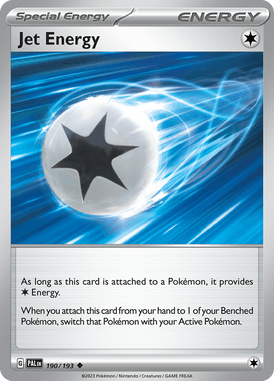 Paldea Evolved - 190/193 - Jet Energy - Pokemon kaarten Kopen - LuiopZondag TCG Store Assen