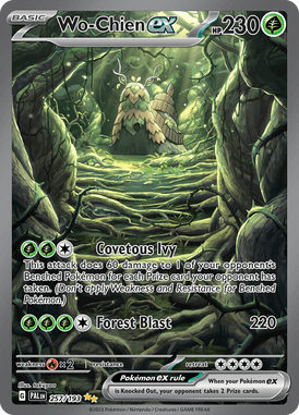 Paldea Evolved - 257/193 - Wo-Chien ex - Pokemon kaarten Kopen - LuiopZondag TCG Store Assen