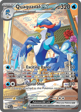 Paldea Evolved - 260/193 - Quaquaval  - Pokemon kaarten Kopen - LuiopZondag TCG Store Assenex